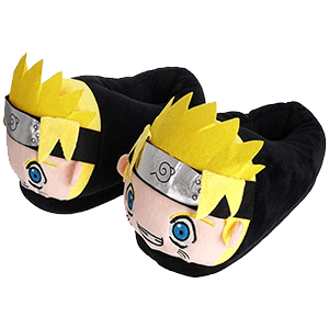 Zapatillas de casa con la cara de Naruto Uzumaki
