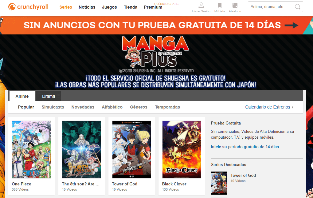 Las mejores páginas para ver Anime GRATIS en Español